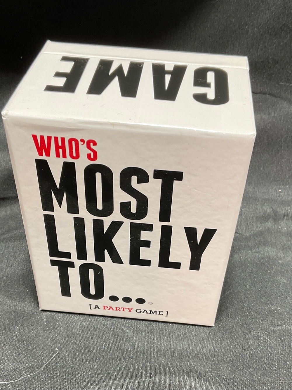 Who's Most Likely To... Party Game — White